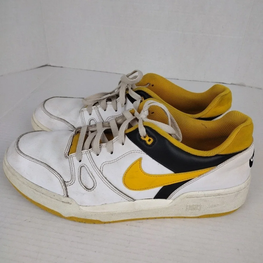Nike Full Force Low White University Gold/Black FB1362-103 Men's Size 11 Retro